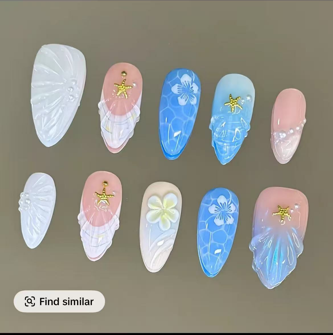 almond blue
