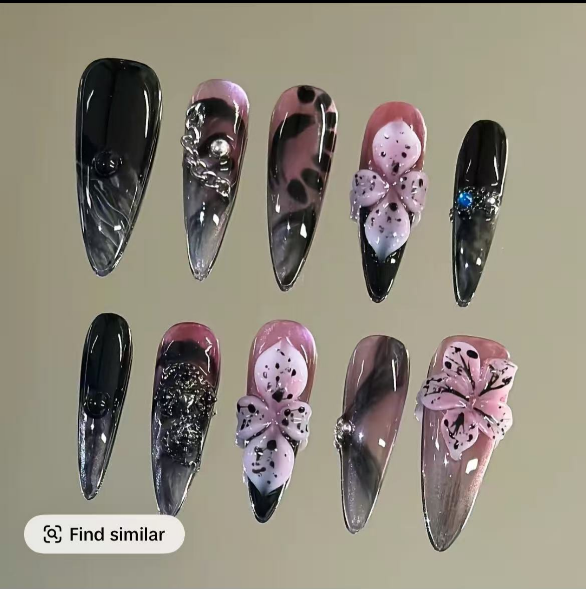 stiletto black